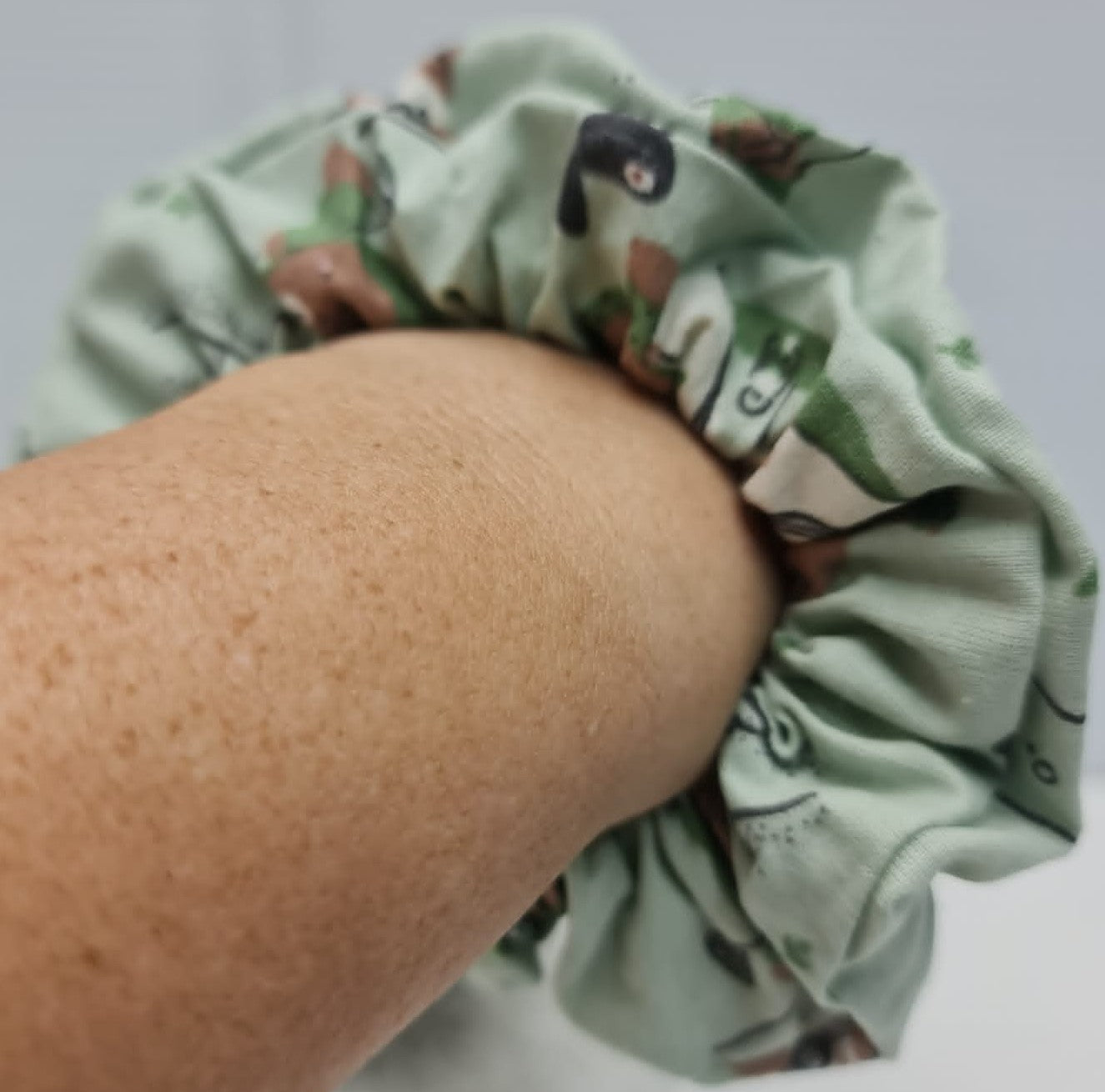Green Camping Scrunchie's Cotton