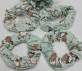 Green Camping Scrunchie's Cotton
