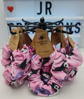 Hello Kitty & Kuromi Scrunchie Pink Flannelette Fabric