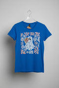 Graphic T Shirt White Lace Ghost Size Adult Large