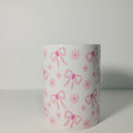 "Pink Bow & Flowers" Tea/Coffee Mug 443.6ml/15oz
