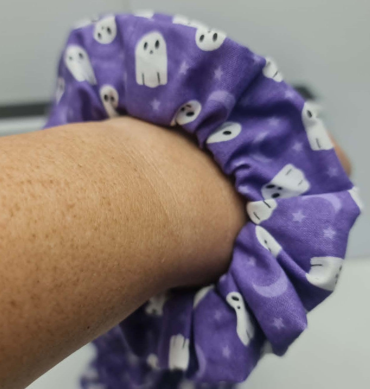 Purple "Ghost" Hair Scrunchies