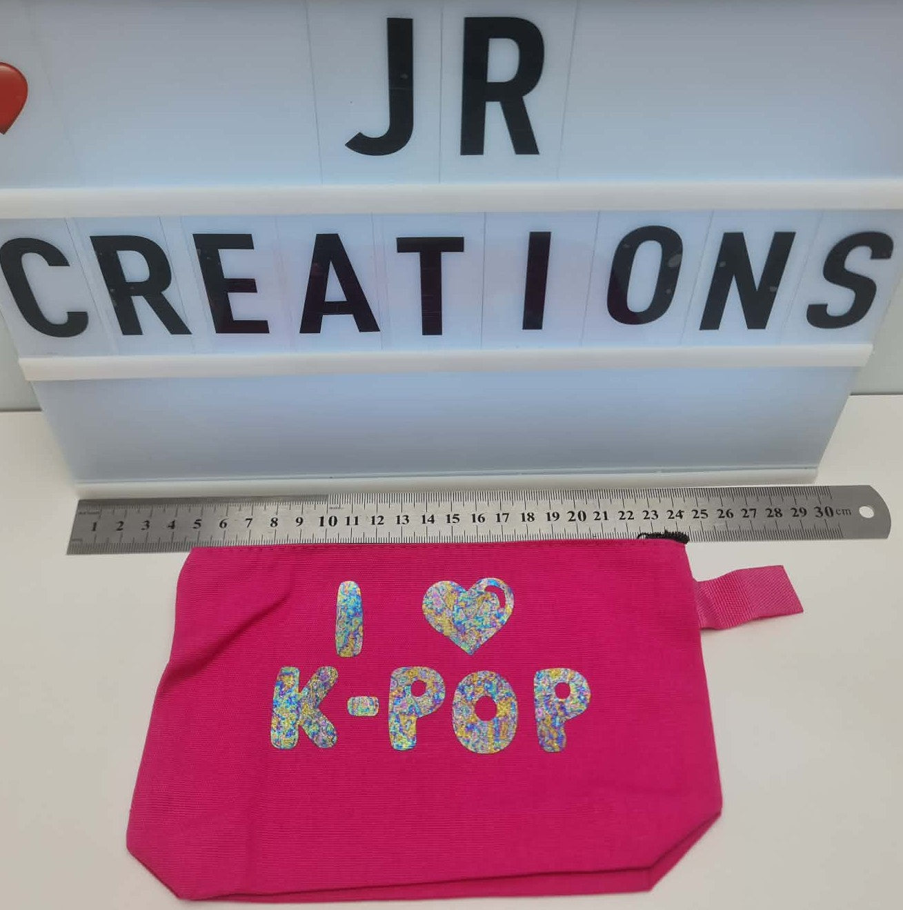 Small "K-Pop" Zip Case: Pens, Tools, Makeup, Cables &/or Accessories