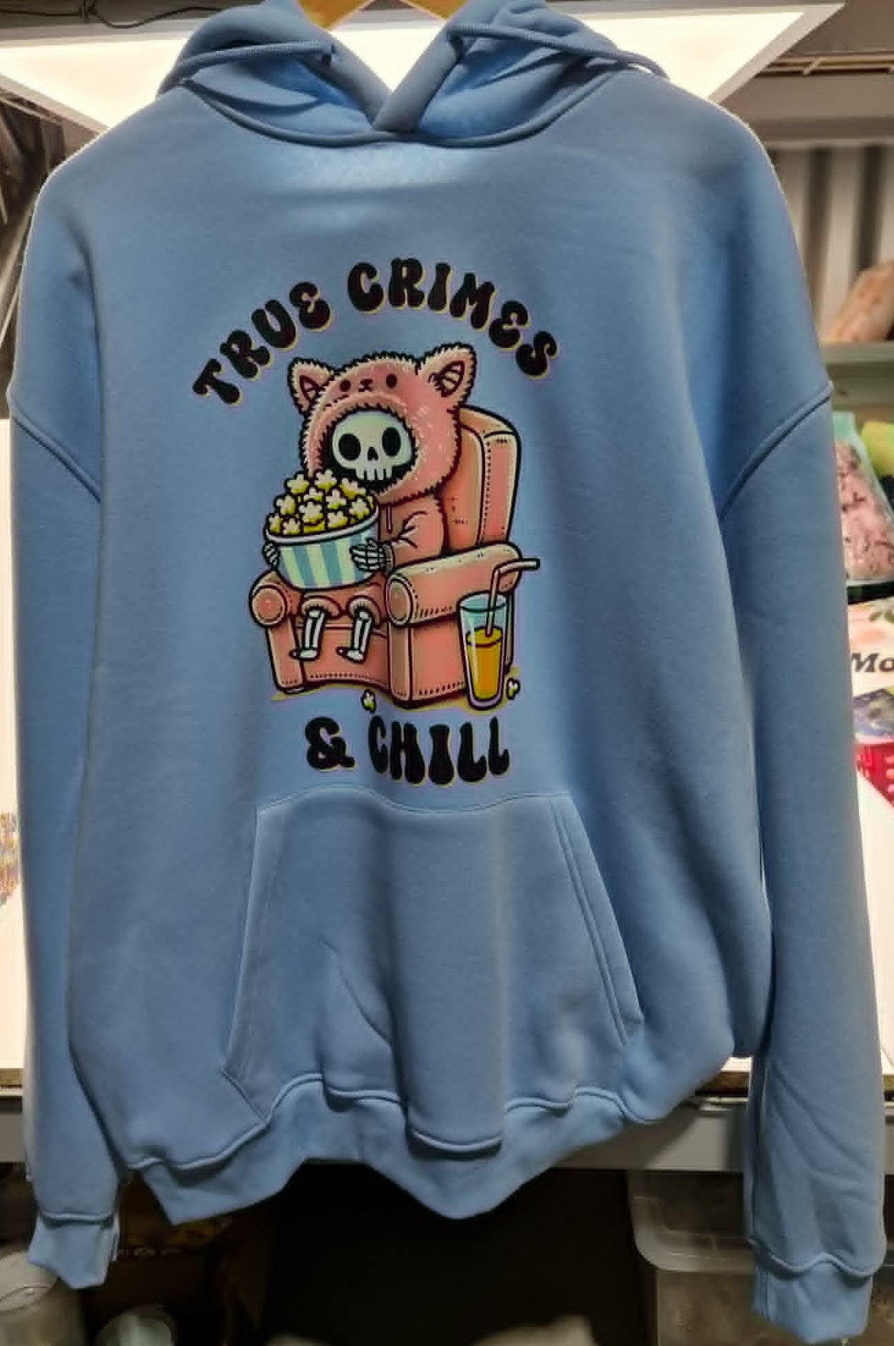 True Crimes & Chill Transfer Hoodie 3XL Unisex